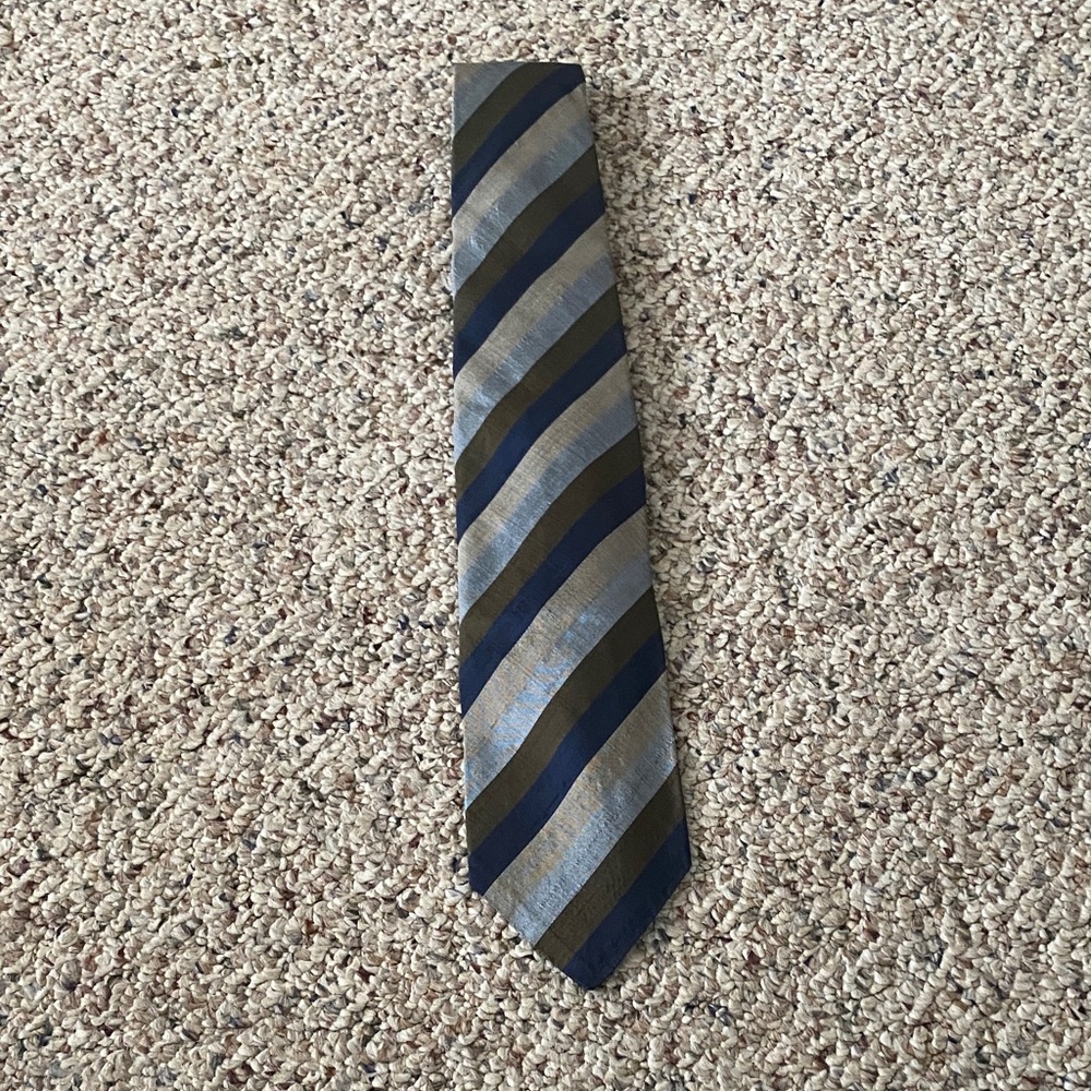 Vintage 100% Silk Robert Talbott Striped Tie